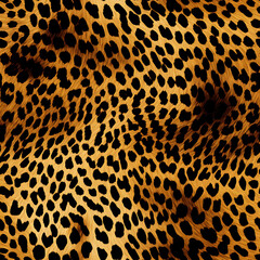 Fototapeta premium Leopard skin seamless pattern, the beauty of design knows no bounds. Can be used as a variety of graphics resources