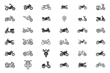 Motorcycl ,Bike Transport Icon