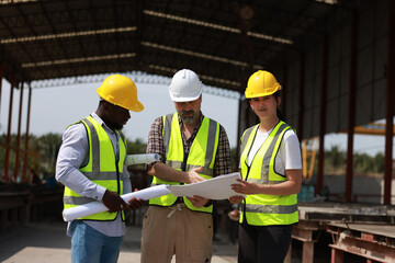 The project engineering team is currently working on the construction site and they are required to...