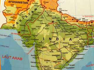 Naklejka premium maps of countries and surrounding areas