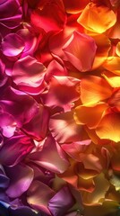 Background of rose petals. Delicate texture. A holiday card for Valentine's Day or Women's Day, a wedding.