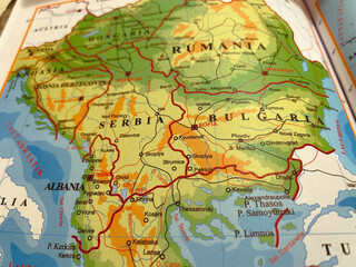 maps of countries and surrounding areas