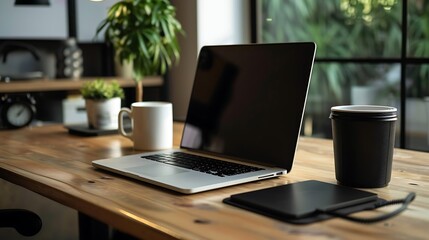 equipment used in the office such as laptops, books, pens are described aesthetically
