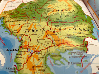 maps of countries and surrounding areas