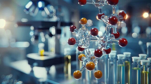 pharmaceutical research using molecular models for drug discovery in modern laboratories
