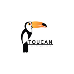 Toucan bird art logo icon symbol design illustration inspiration