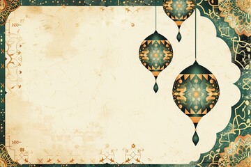 islamic celebration vertical background, illustration.
