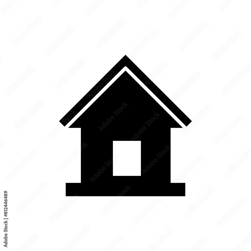 Poster house icon vector flat trendy style illustration for web and app on white background..eps
