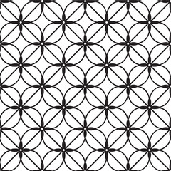 Naklejka premium Pattern vector black and white