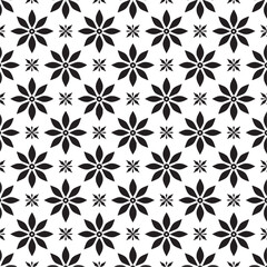 Pattern vector black and white