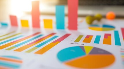 Full color element infographics with beautiful fixed background colors. good for business purposes and others that require charts