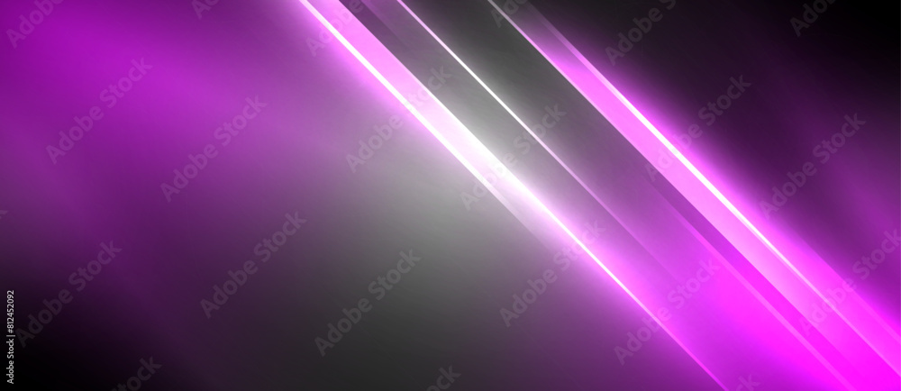 Aufkleber a vibrant purple light beam is illuminating a dark backdrop, creating a mesmerizing visual effect. t