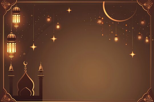 Pattern background for greeting the arrival of Ramadan day