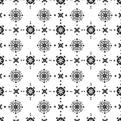 Pattern black and white vector