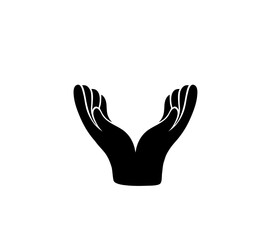 Obraz premium Hand of Hope Logo, art vector design