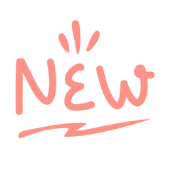 new word letter typography