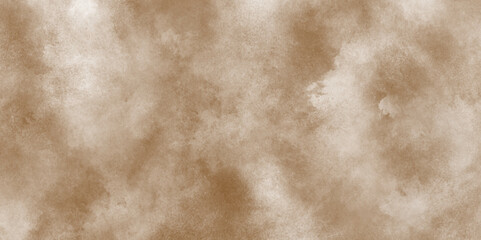 brown old vintage paper texture with cloudy stains, Brown Grunge texture background with grainy effect, brown watercolor background hand-drawn with cloudy strokes of brushes.