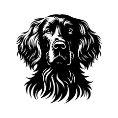 Irish Setter Dog Silhouette - Elegance and Strength Captured in Minimalist Form- Minimalist Irish Setter Dog Vector- Irish Setter Dog Illustration.