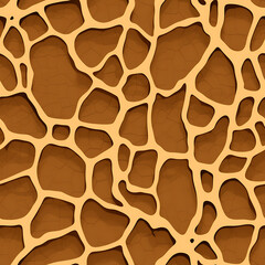 Giraffe skin seamless pattern, the beauty of design knows no bounds. Can be used as a variety of graphics resources