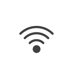 Connectivity Icon Set. Wi-Fi Signal Symbol. Wireless Internet Sign. Mobile Data Connection Icon.