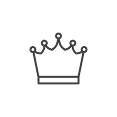 Luxury Icon Set. Royal Crown Symbol. Regal Heritage Sign. VIP Status Icon.
