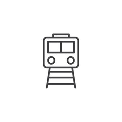 Public Transit Icon Set. Underground Railway Symbol. Train Transport Vector Sign. Metro System Icon.