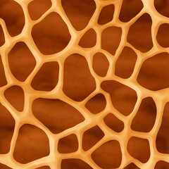 Obraz premium Giraffe skin seamless pattern, the beauty of design knows no bounds. Can be used as a variety of graphics resources