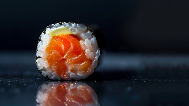 Delicious Japanese Cuisine. Sushi, Sashim ,generative ai