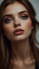 Fototapeta premium An art beautiful enchanting captivating stunning face