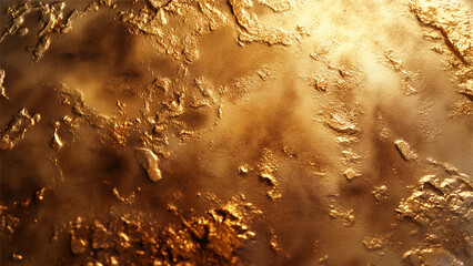 Gold texture background. Yellow shiny gold with gloss light reflection, vibrant golden luxury wallpaper.