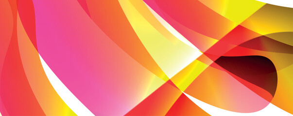 Colorful curve design concept. Vector Illustration For Wallpaper, Banner, Background, Card, Book Illustration, landing page