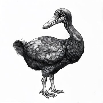recommend clip art: Drawing of a dodo bird with a pencil
                    
                    