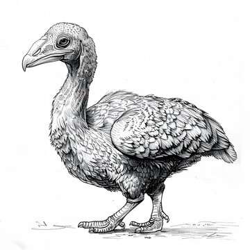 recommend clip art: Drawing of a dodo bird with a pencil
                    
                    