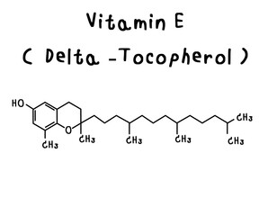 VitaminE_Deltatocopherol illustration