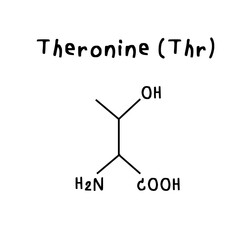 Theronine chemical structure illustration
