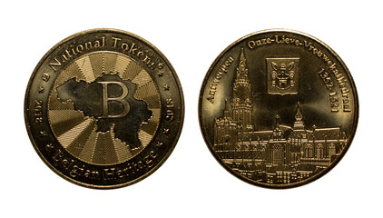 Antwerpen Onze-Lieve-Vrouw Kathedraal 1352-1521 coin