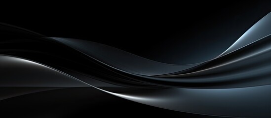 An elegant black backdrop with ample copy space