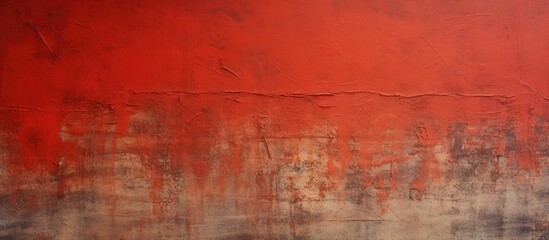 An abstract background featuring a red plastered wall with a textured finish Perfect for adding a copy space image