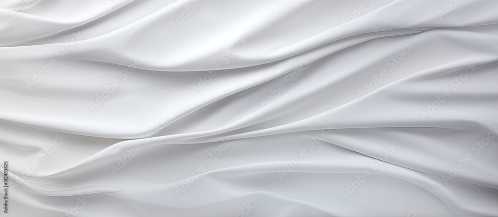 Poster wrinkled white paper with an abstract texture serves as the background of the copy space image