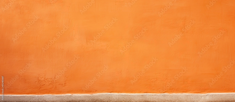 Poster an orange stucco wall with a background pattern serves as a decorative texture offering ample copy s