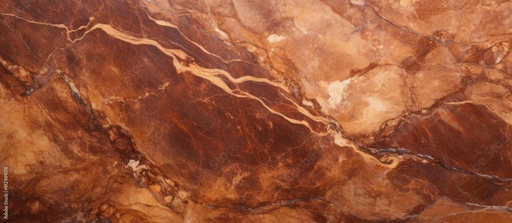 Poster a brown marble background with a cool and elegant appearance providing ample space for displaying im