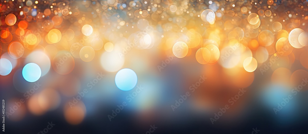 Poster a beautiful copy space image featuring a bokeh abstract background