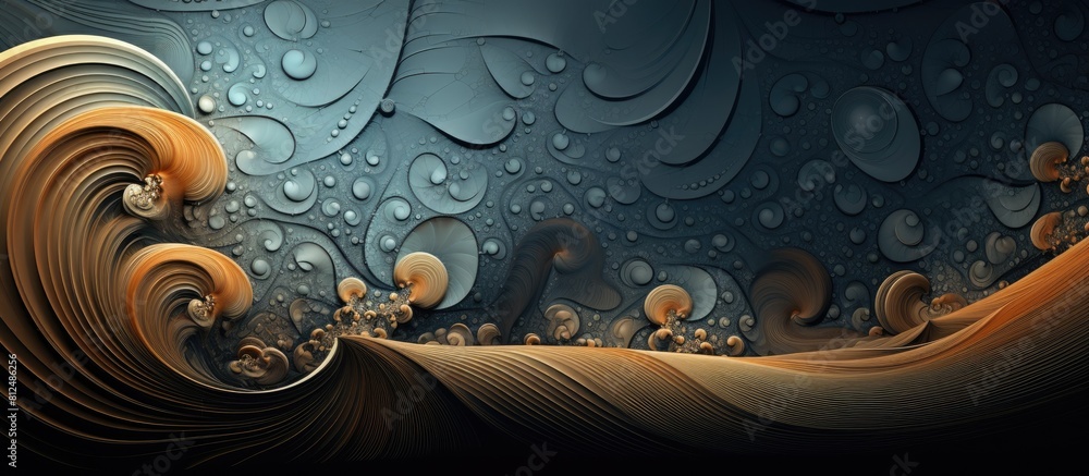 Poster a captivating background with abstract and fantastical elements providing ample copy space for image