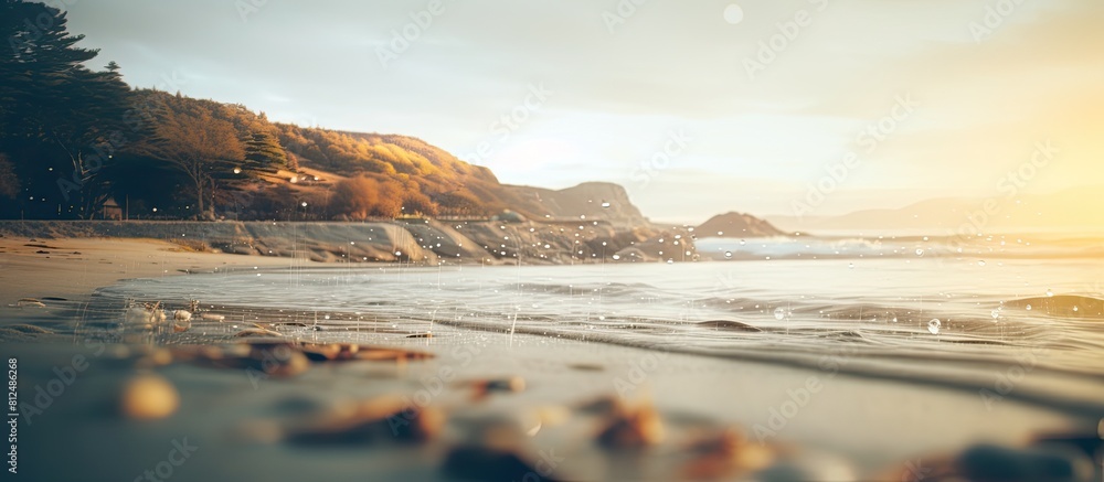 Poster a captivating travel photo with a blurred natural backdrop perfect for use as a copy space image 107