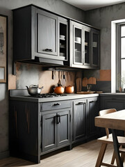 Fototapeta premium Kitchen Interior Real Estate