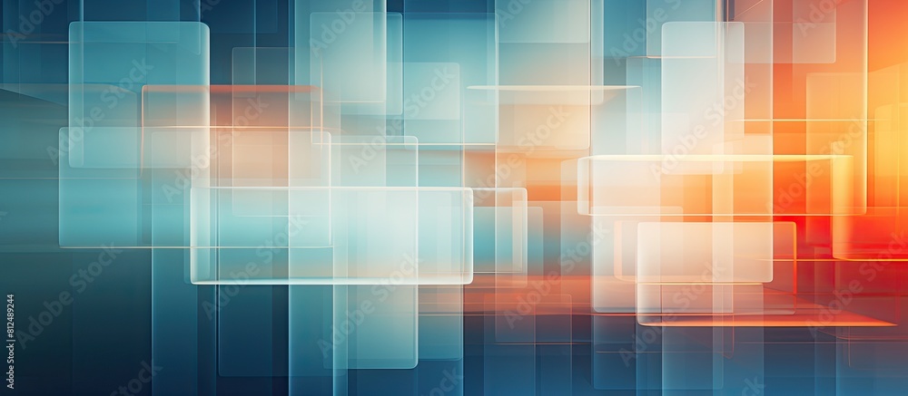 Poster abstract facade creating a blurred background with copy space image