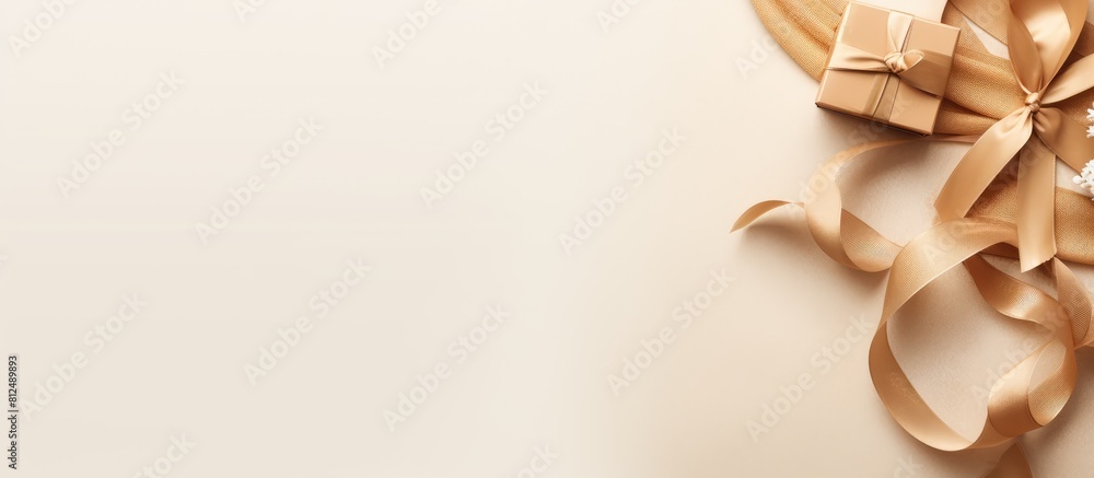 Poster top view of a decorative cosmetics concept for achieving a natural even skin tone a makeup foundatio