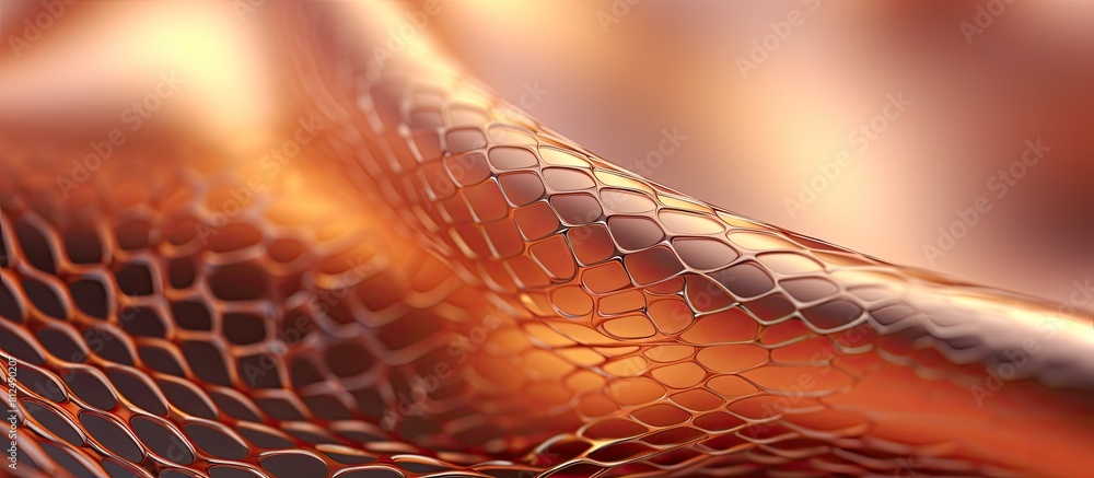 Poster Designers can utilize a copy space image of an abstract metallic mesh texture background to enhance their creative projects