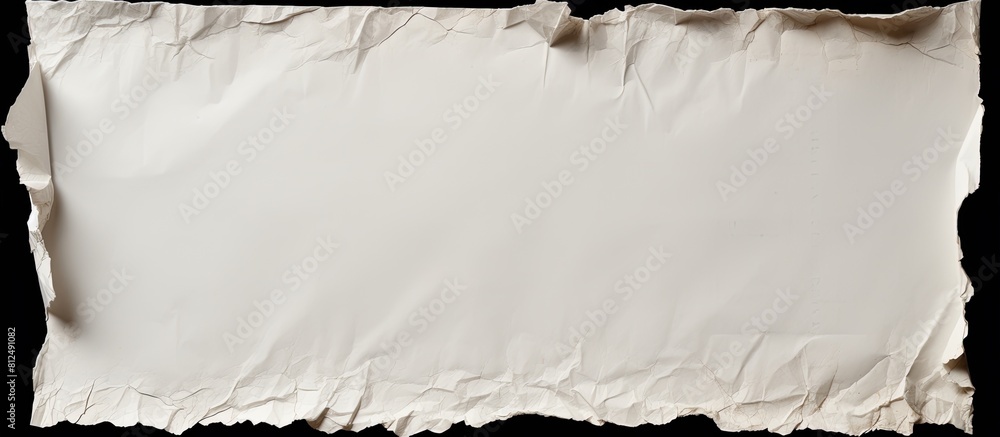 Aufkleber a torn white note with ripped edges serves as a background the paper texture appears to be torn and 