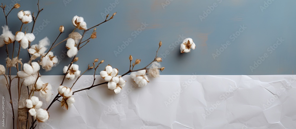 Poster the paper envelopes are adorned with cotton flowers beads and tapes creating an attractive and appea